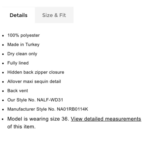 NWT New Arrivals by Ilkyaz Ozel Phoenix Sequin Maxi Gown Dress Paris Minuet - Picture 17 of 17